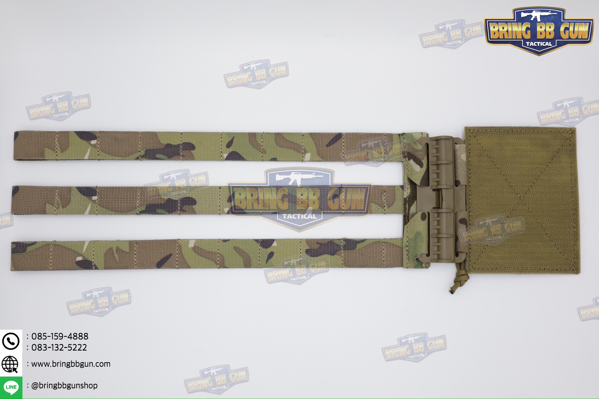 ชุดเซ็ตปลดเสื้อเกราะไว ชุดสายโอบ-ปลดไว (Vest single point quick release Mesh Cummerbund) (Quick Release Cummerbund Set)