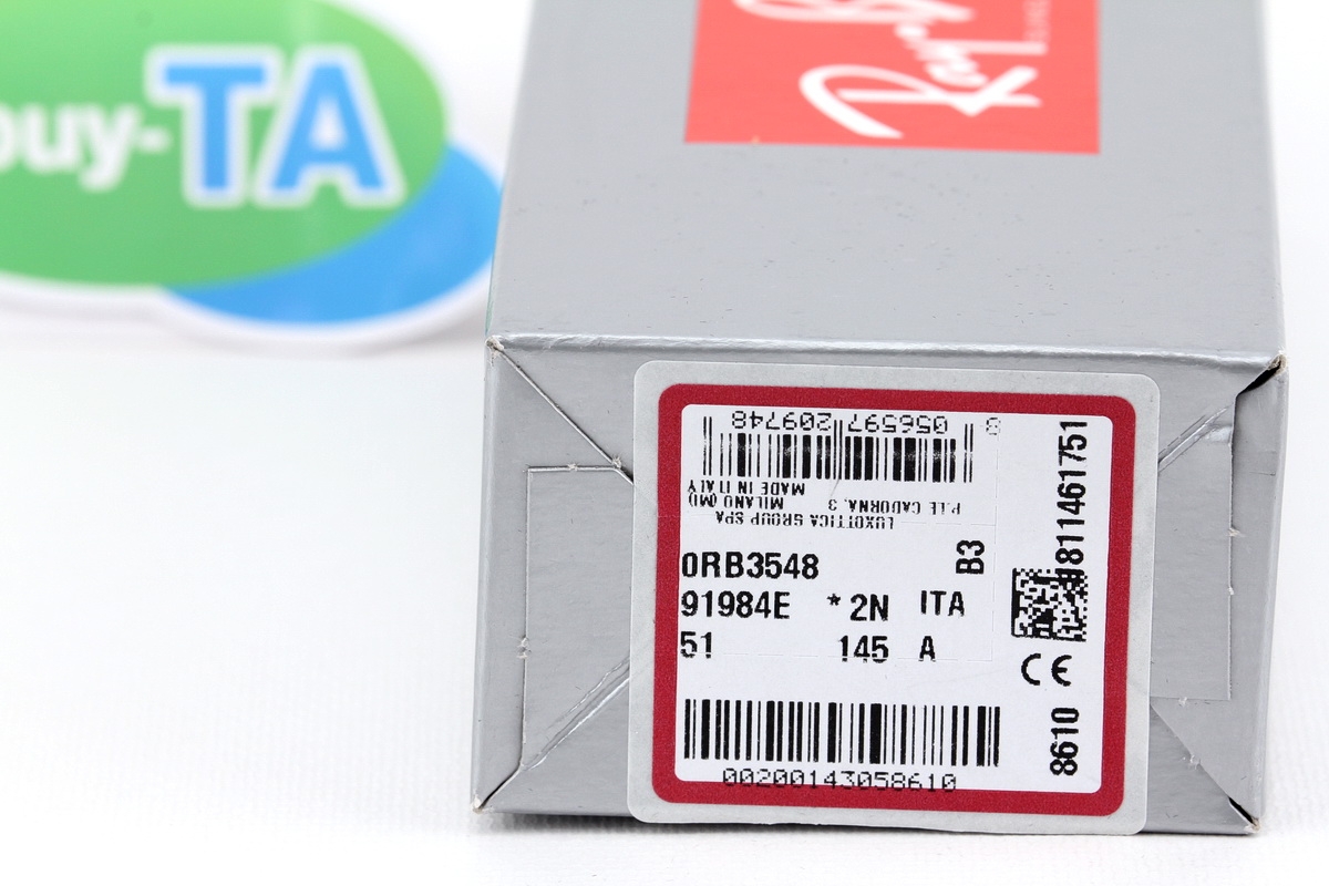 RayBan Hexagonal RB3548 91984E Legend Gold