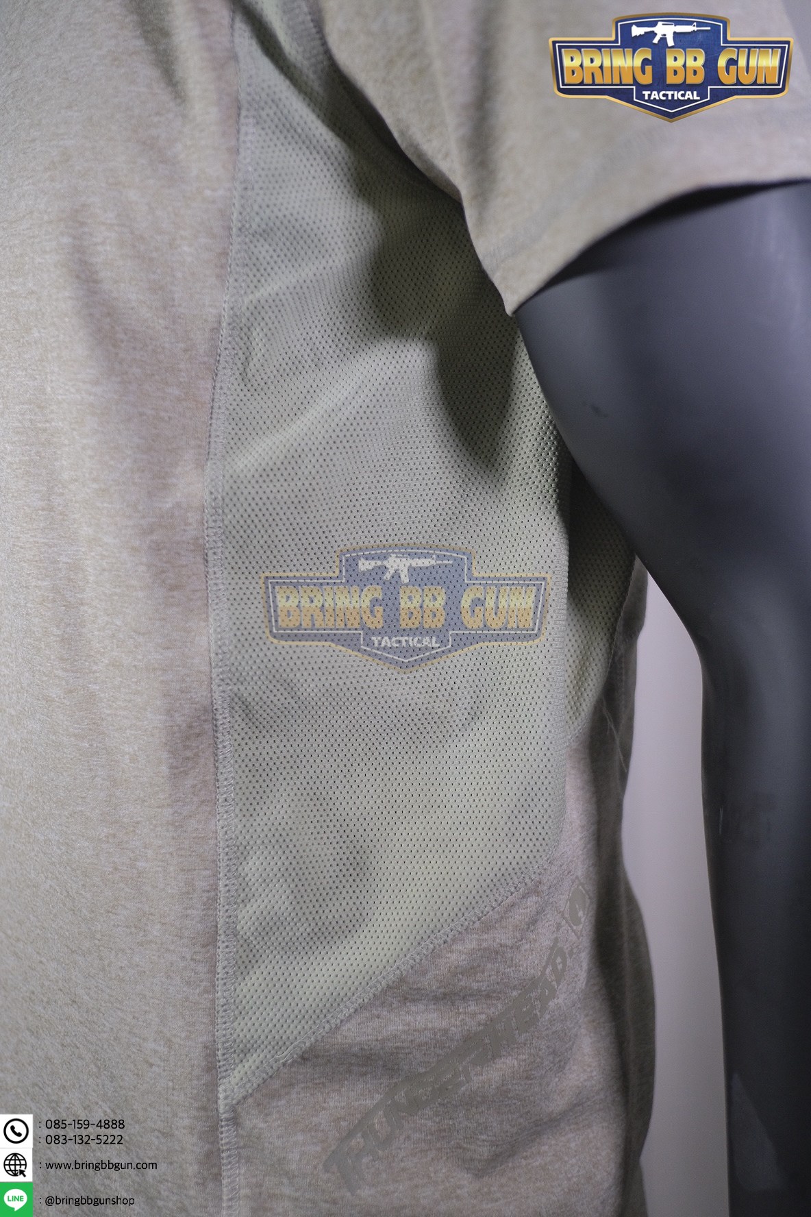 เสื้อยืดคอกลม ยี่ห้อ Thunderhead รุ่น แขนสั้น (เสื้อ IPSC , IDPA) (เสื้อแคมป์ปิ้ง) (เสื้อเดินป่า) (เสื้อออกกำลังกาย)