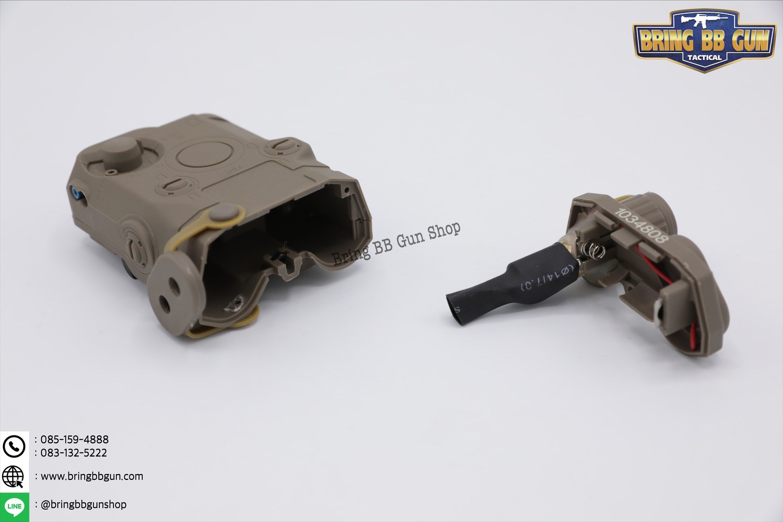 PEQ-15/LA-5C UHP ยี่ห้อ FMA รุ่นเลเซอร์สีเขียว (กล่องแบต+เลเซอร์สีเขียว)