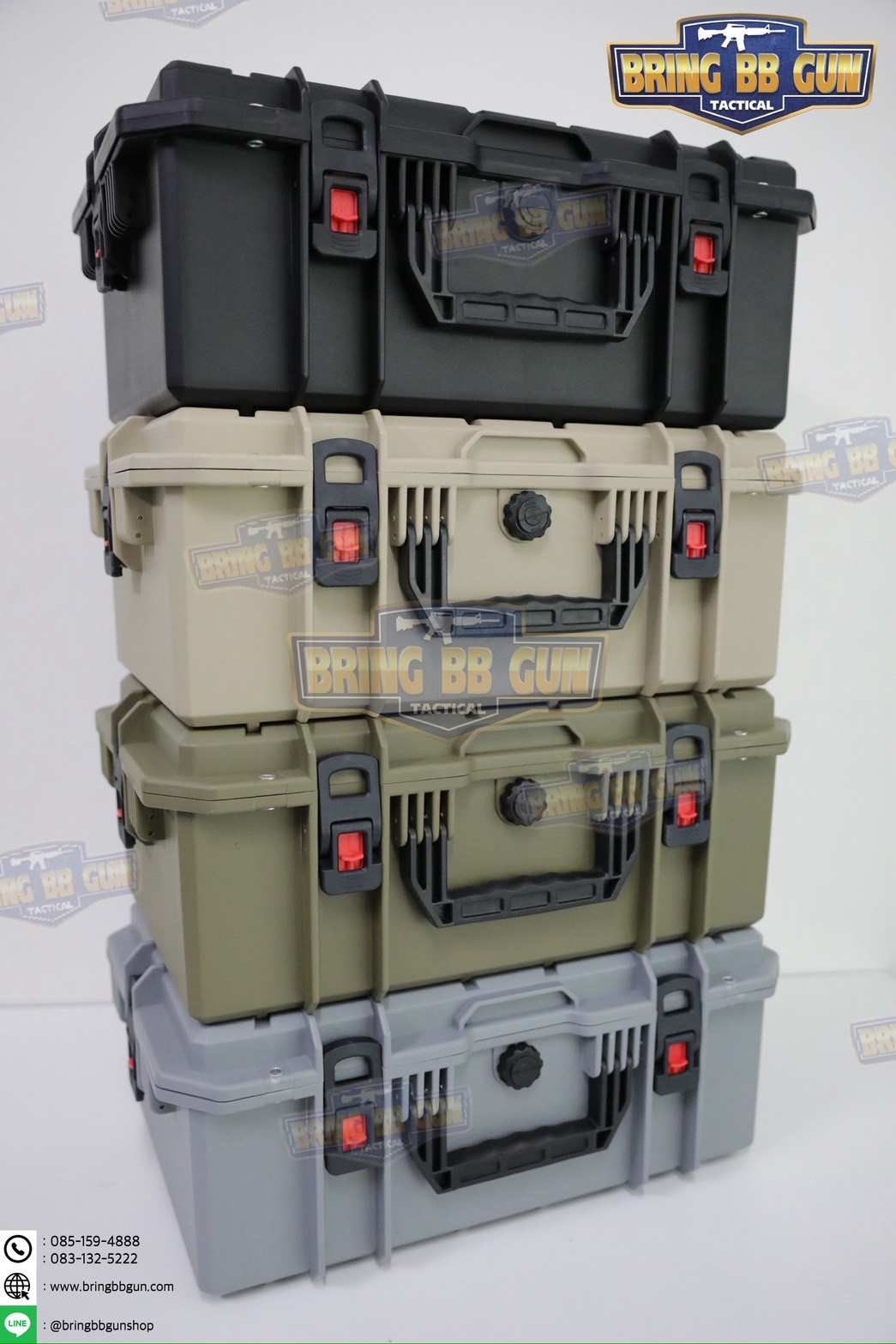 กล่องปืนสั้น Plasma Case รุ่น P04 (SW1022) (เคสกันกระแทรก Plasma) (กล่องกันกระแทก)