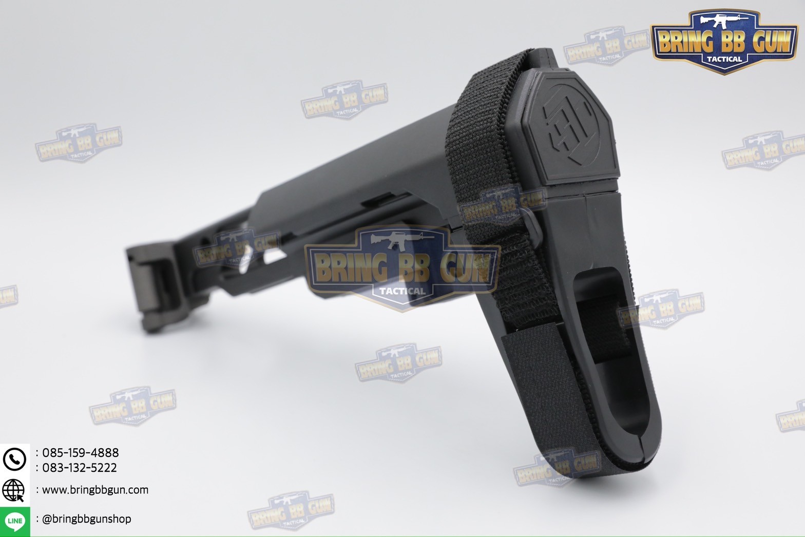 แกนพานท้ายพับได้ทรง JMAC สำหรับ Sig Sauer MPX/MCX รุ่น JMAC ST-6 Skeletonized Tube (Folding Adapter) (1913 Adapter) (JMAC) (MCX) (MPX) (1913)