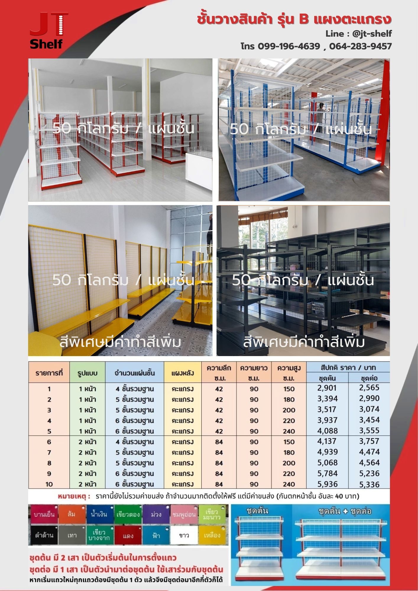 ชั้นวางสินค้า ชั้นวามินิมาร์ท