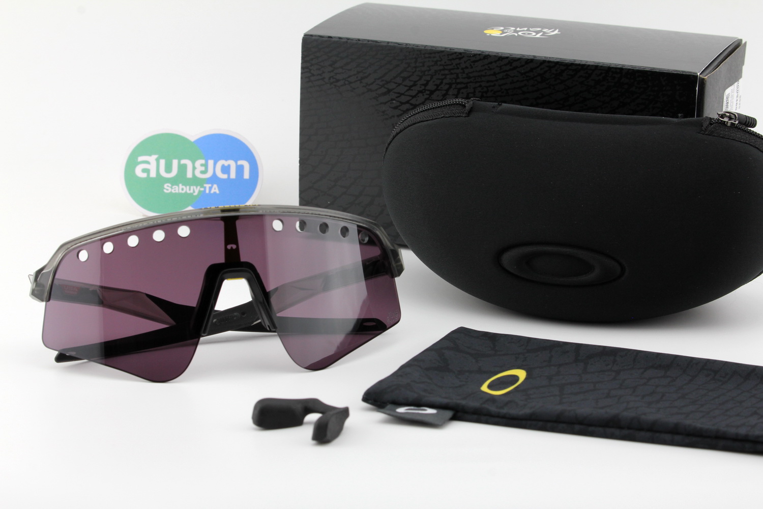 Oakley Sutro Lite Sweep TDF(Tour De France) Matte Grey Ink / Prizm Road Black SKU#OO9465-32