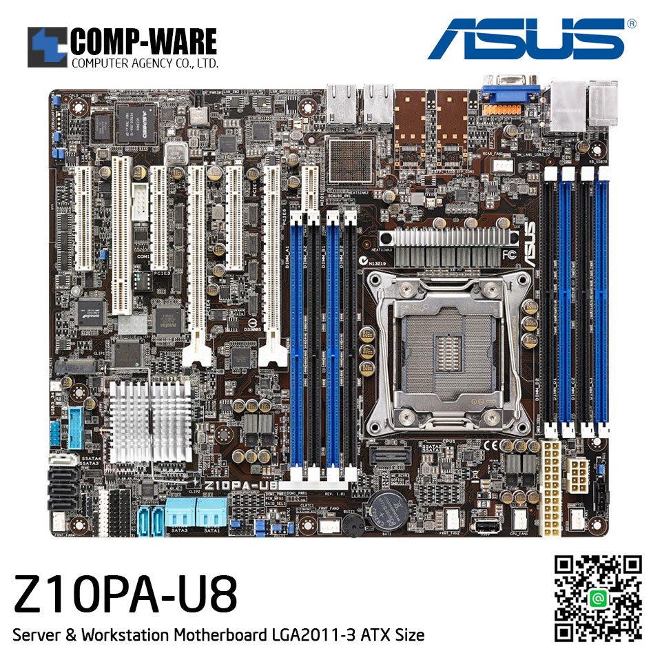 ASUS Z10PA-U8 LGA2011-3 Server & Workstation ATX Size Server Board with Fruitful Expansion Capability Z270-WS