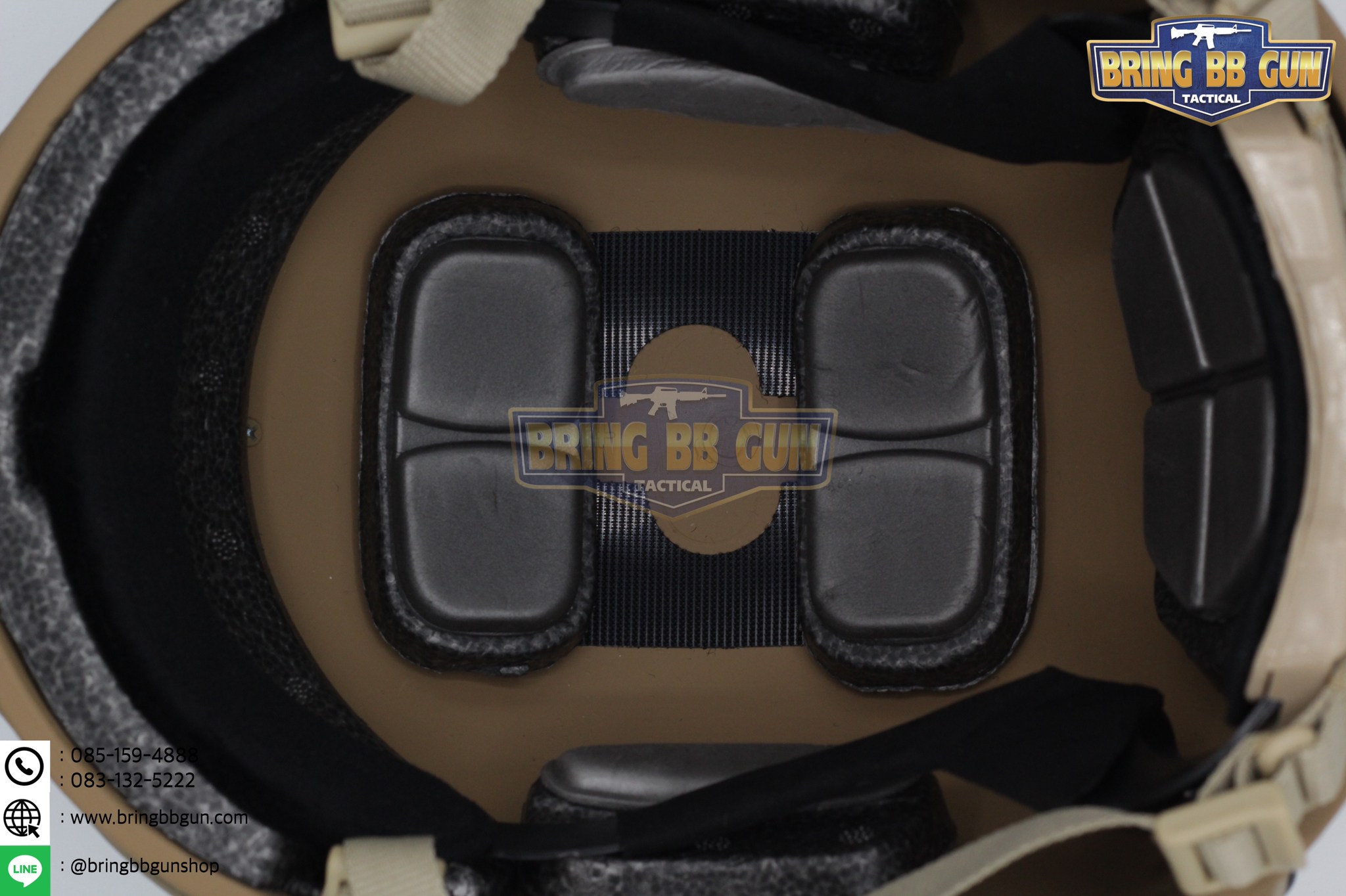 หมวก Fast ปรับท้ายทอยได้(หมวกฟาส) (Fast Helmet MH type) รุ่น Upgrade Version No holes ปรับรัดท้ายทอย