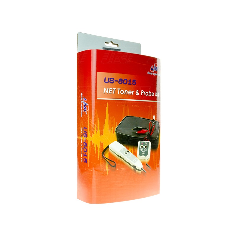อุปกรณ์ตรวจเช็คหาสายสัญญาณ | NET TONNER & PROBE KIT | US-8015 | 06-02-0331 | LINK