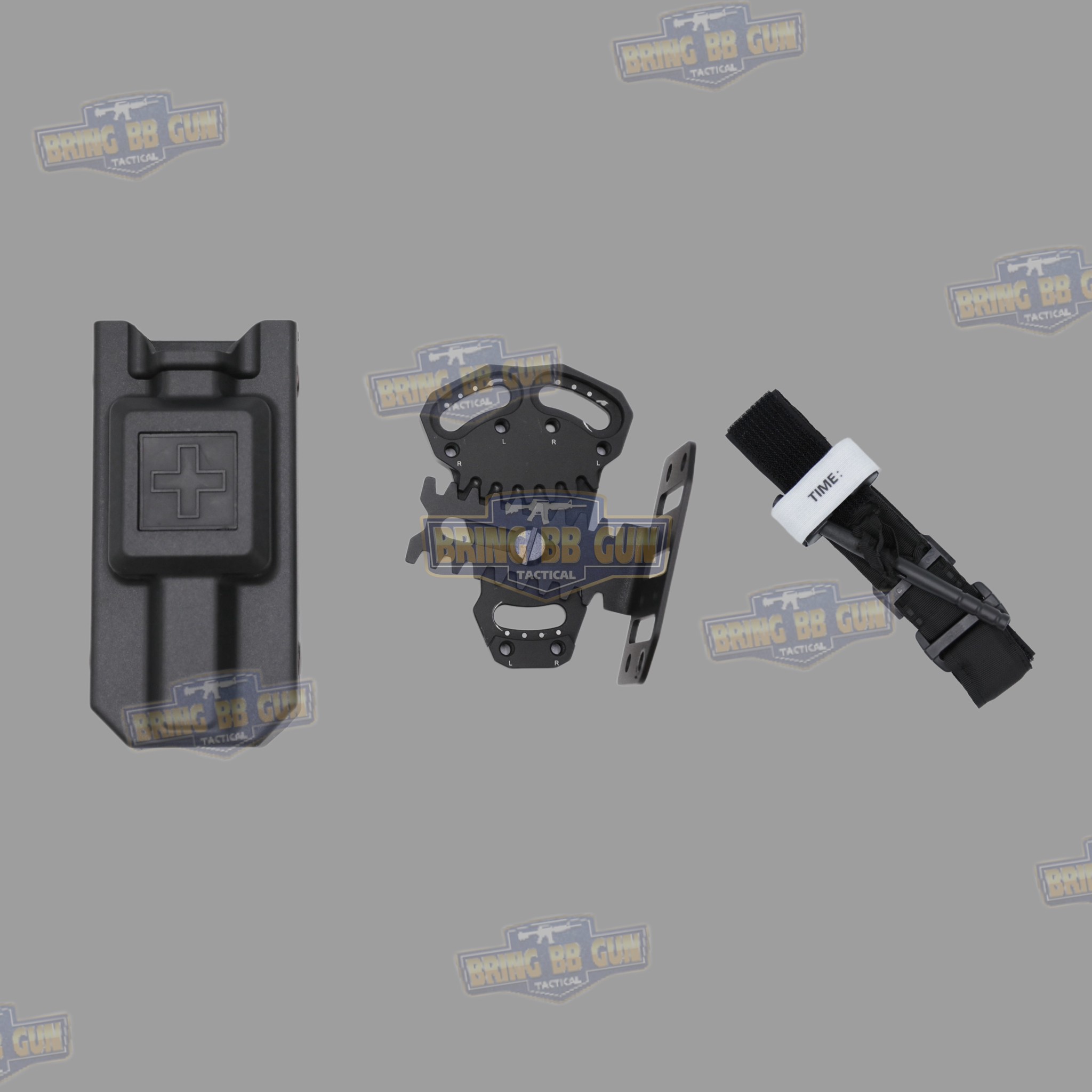 เพลทเสริมซองปืนติดเพ้าทูนิเก้ รุ่น NCP2 (แผ่นเพลทติดอุปกรณ์เสริมซองปืน) (Tourniquet Adapter Mount) (Tourniquet Adapter Mount for Safariland Holsters) (BBC NCP2) (NCP2 for Safariland Holsters) (Negative Cant Plate)