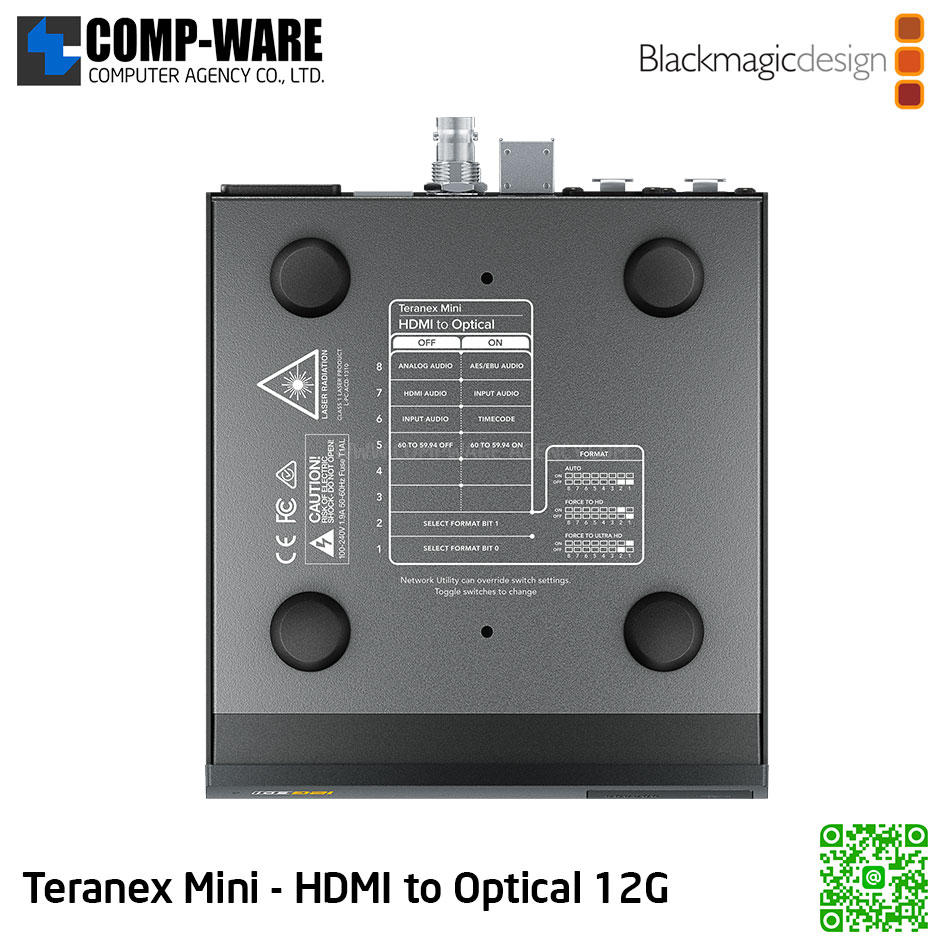 Blackmagic Teranex Mini - HDMI to Optical 12G
