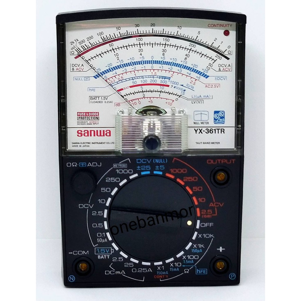 Sanwa YX-361TR Wide measurement range Multimeter ของแท้ 100% Made in JAPAN มั่นใจกว่าร้านนี้ออกใบกำกับภาษีได้