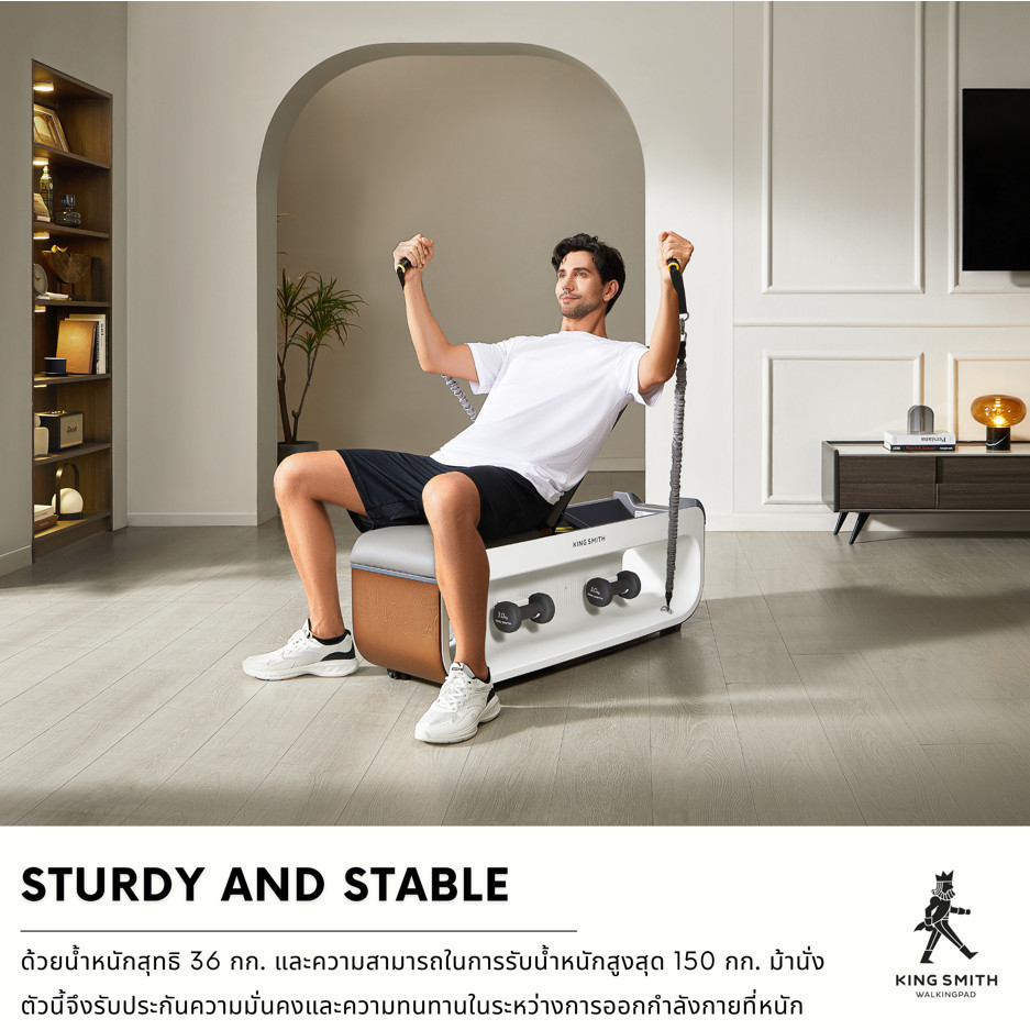 13,290 *ทักแชทผ่อน0%ค่าส่ง 0บ.(Global Version) Kingsmith Multifunctional Gym Bench ม้านั่งออกกำลังกายอเนกประสงค์ พร้อมอุปกรณ์สำหรับการฝึกซ้อม