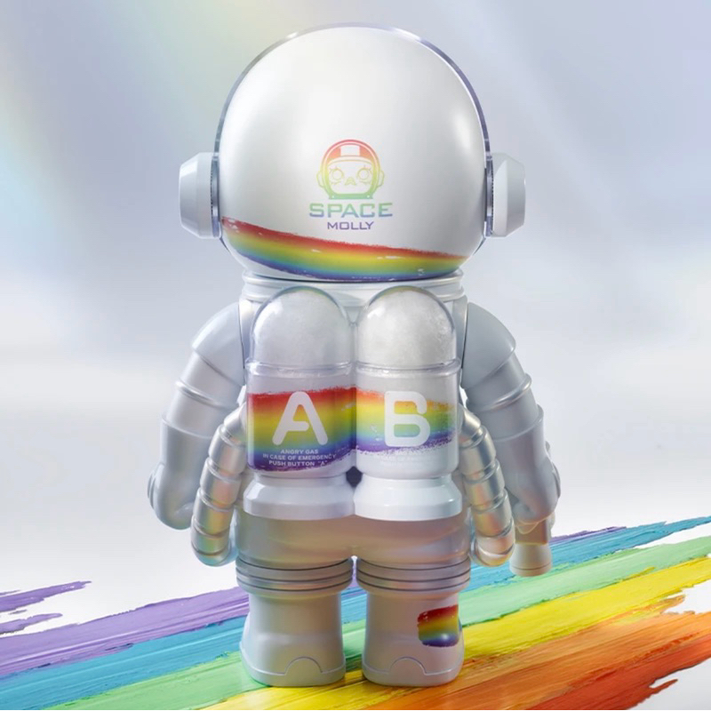 MEGA SPACE MOLLY 400% Rainbow Limited Figurine