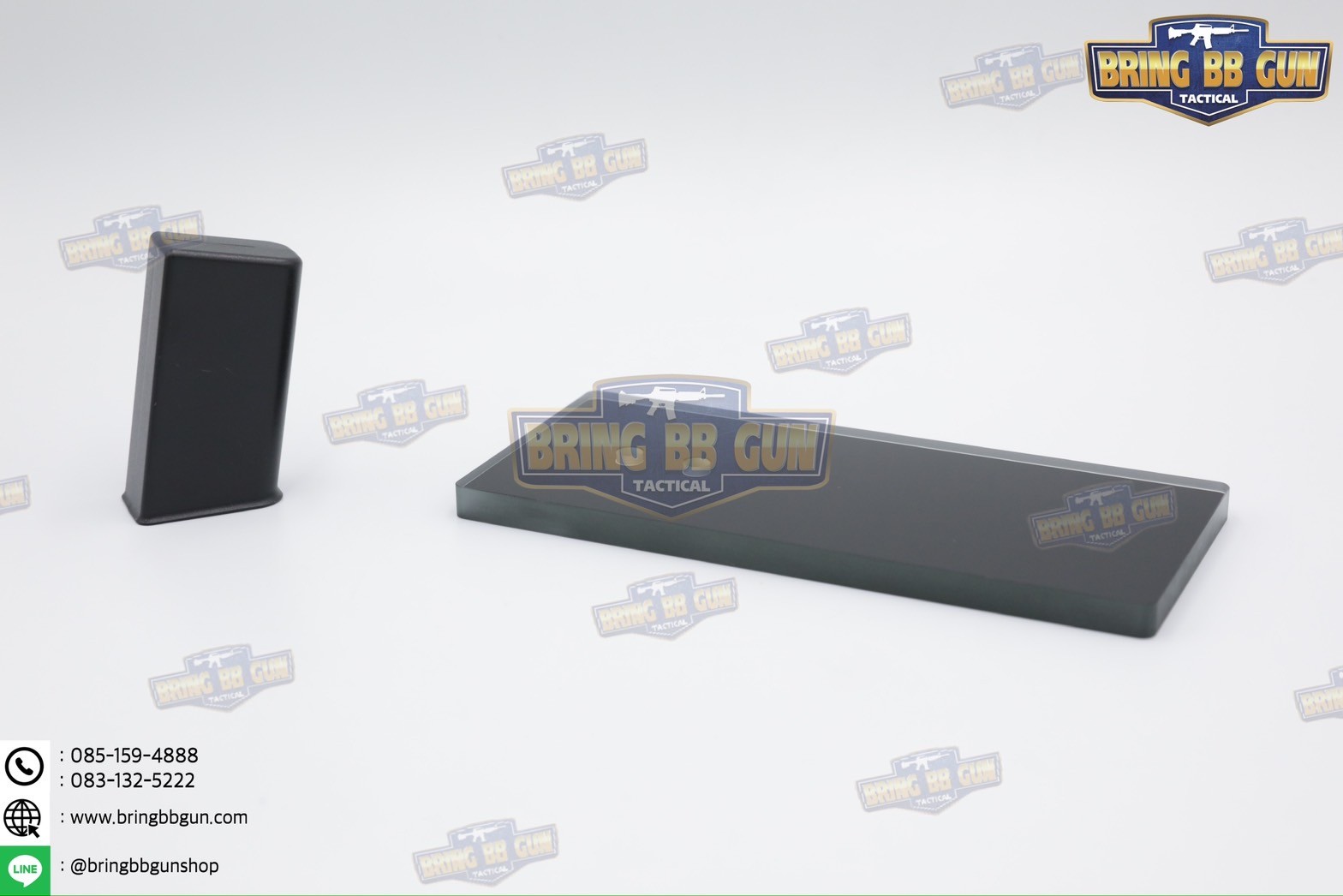 ขาตั้งปืนสั้น (ฐานกระจก) (Pistol Display Stand)