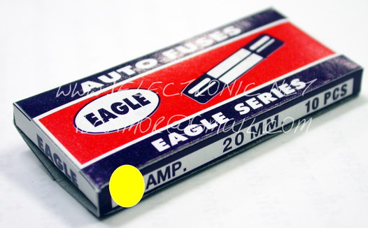 Fuse เล็ก ขนาด 20MM 1A EAGLE