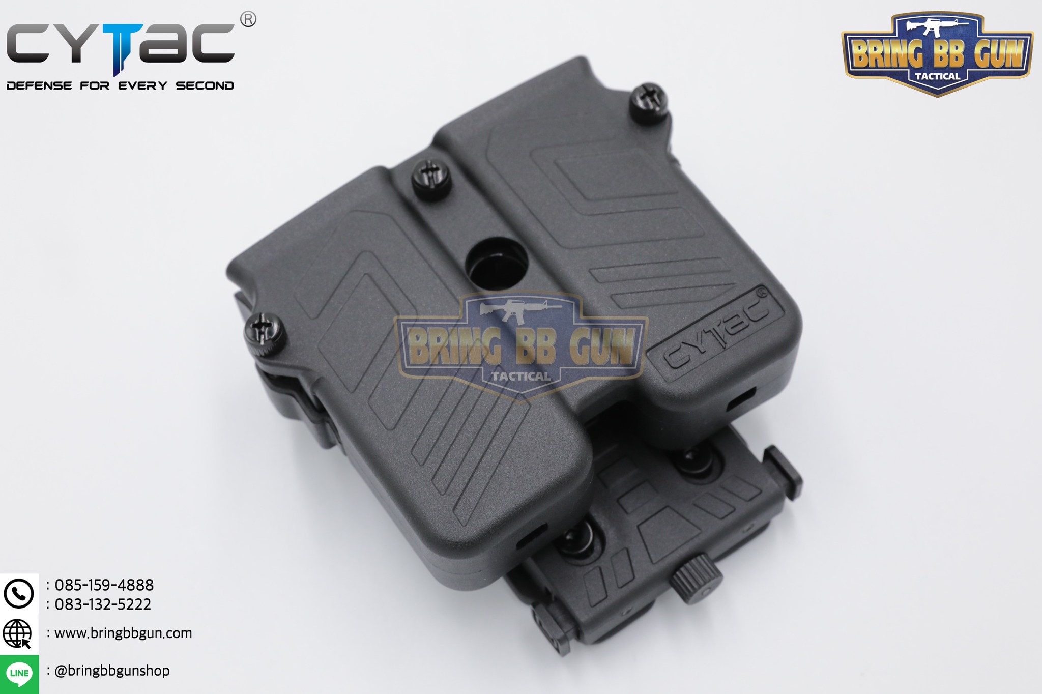 ซองแม็กกาซีนคู่ Universal ยี่ห้อ Cytac (Cytac ซองแม็กกาซีนคู่) (Universal Single Magazine Pouch)