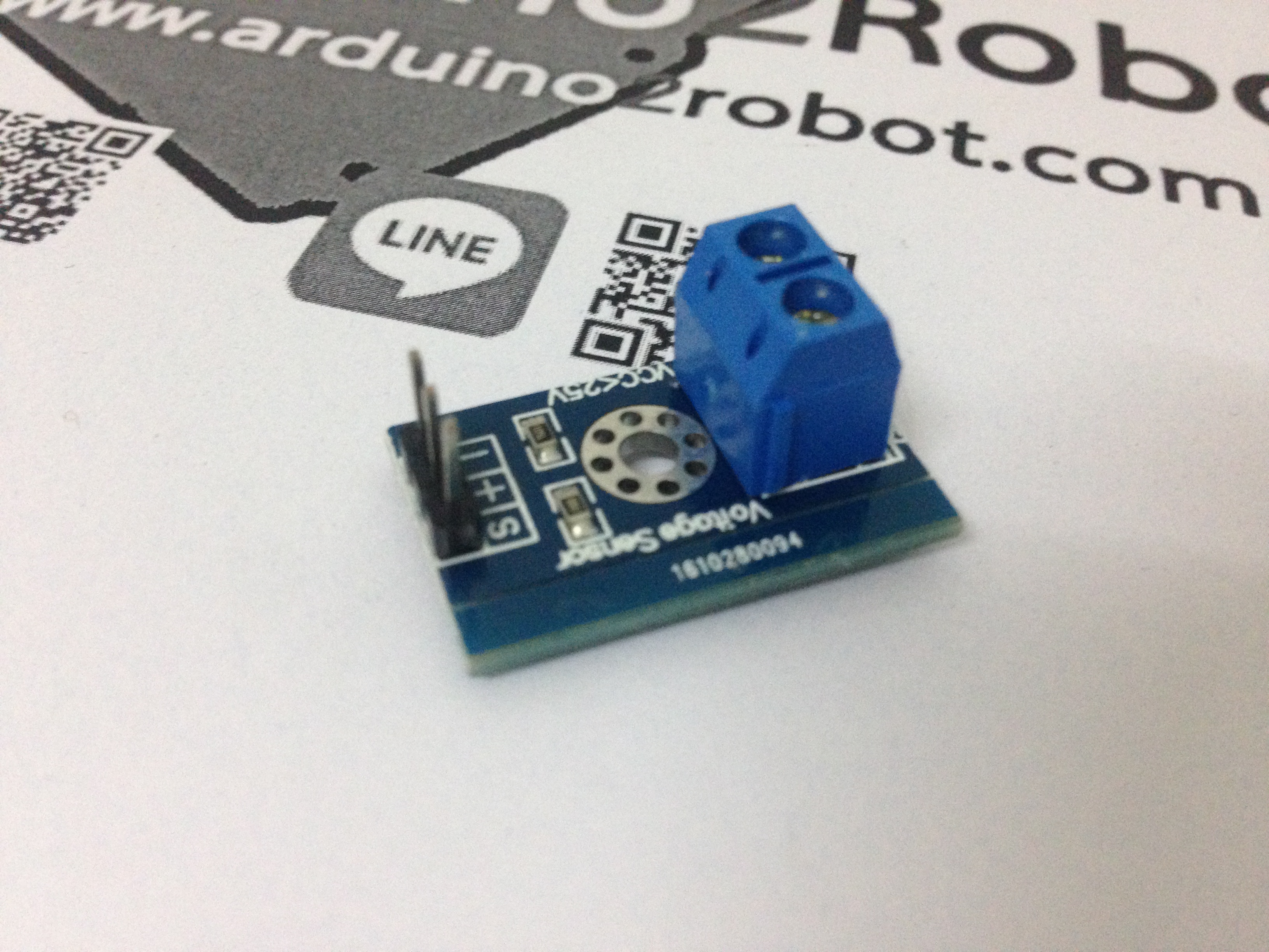 โมดูลวัดแรงดันไฟฟ้า, Volt Meter Sensor Module For Arduino