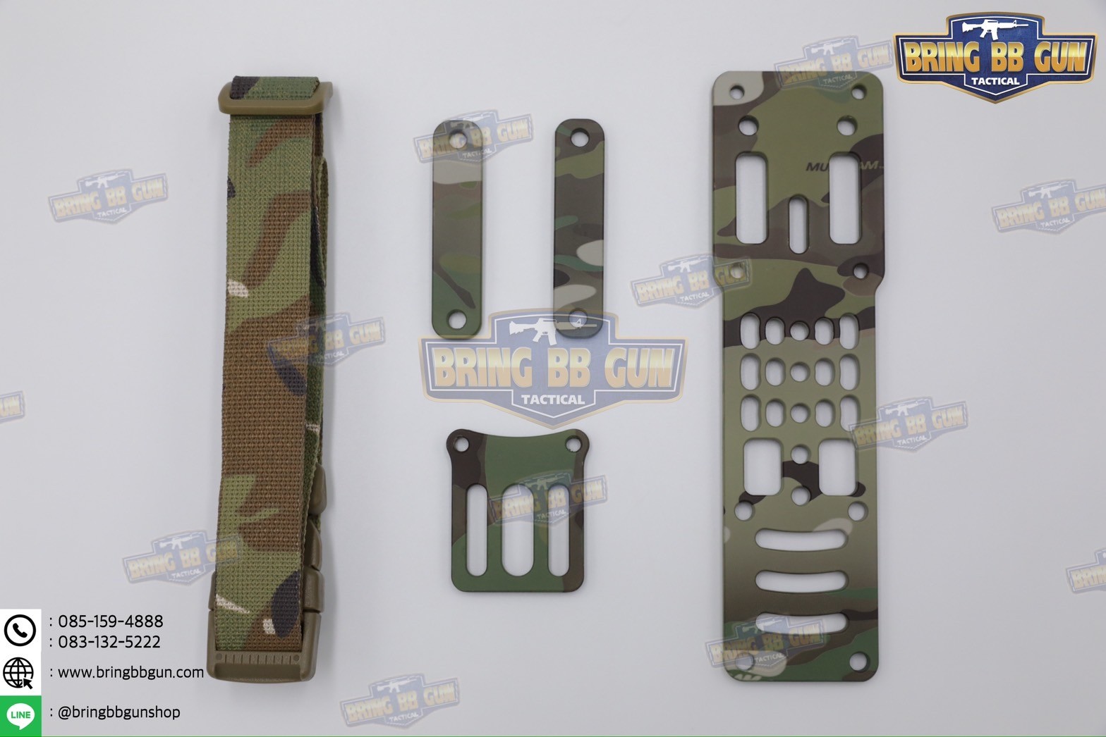 ชุดเซ็ทเพลทโหลดต่ำ CNC + ปลดไวก้ามปู + สายรัดต้นขาแบบนวม เพลทโหลดต่ำ CNC (เพลทลดต่ำ CNC) (เพลท CNC) สายรัดต้นขา แบบนวม (ARC RTI DUTY Mount Accessory) ปลดไวก้ามปู (Quick Locking System) (Modular Holster Adapter) (MHA)