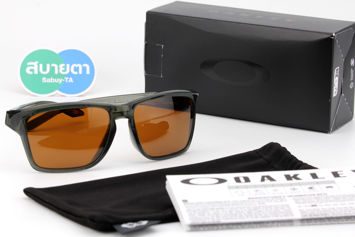 Oakley SYLAS (A) Olive ink/Prizm tungsten polarized SKU#OO9448F-16