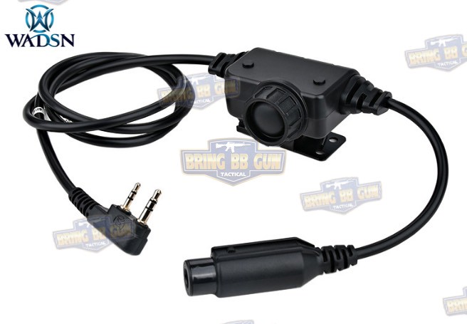 สาย PTT ทรง Ops-Core RAC ยี่ห้อ WADSN (สาย Push to Talk) (สาย PTT ทรง RAC)