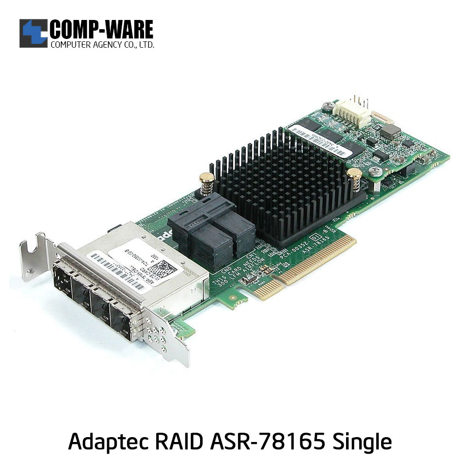 Microsemi Raid Controller 2280900-R (8-Port Internal,16-Port External) PCIe ASR-78165 Single
