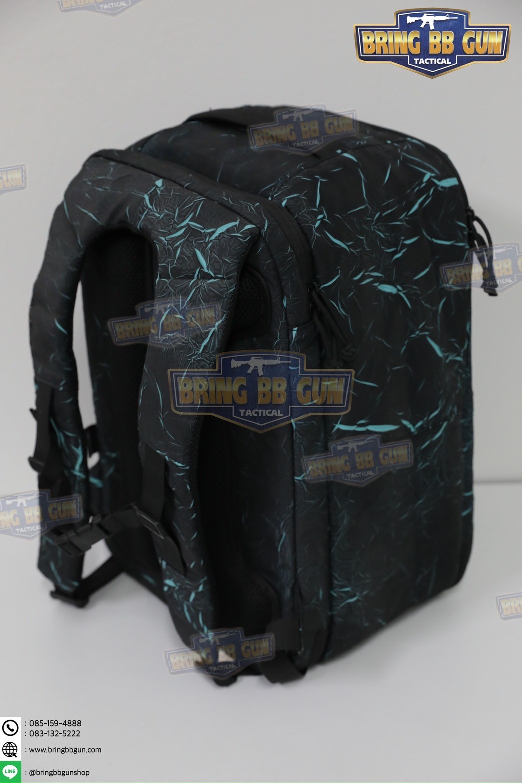 กระเป๋าเป้สะพายหลังอเนกประสงค์ สำหรับยิงปืน ยี่ห้อ Soetac (กระเป๋าสำหรับนักแข่งยิงปืน) (กระเป๋าเก็บอุปกรณ์ + ปืนสั้น) (Tactical Backpack Wargame Pack)