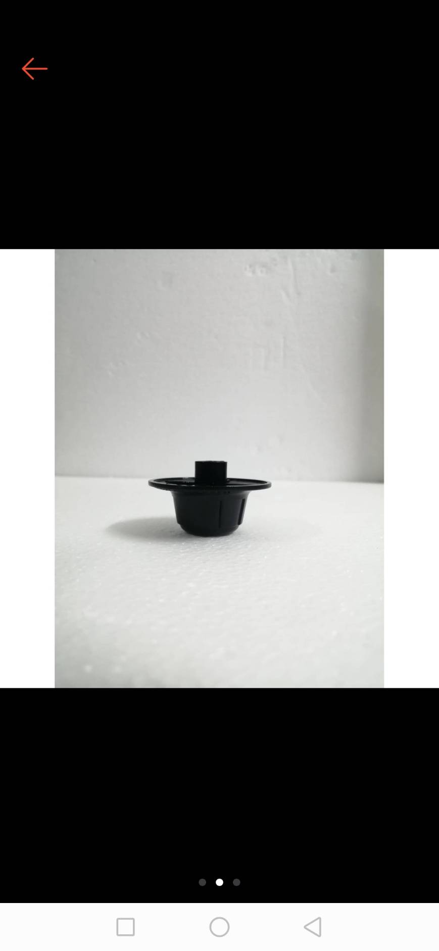 0000222 ฝาล็อค อย่างดี ฝา ใบพัดลม 12”14”16”18” ทั่วไป ใช้กับ มิตซูบิชิ พลาสติกเหนียวขันแน่น (ของแท้)