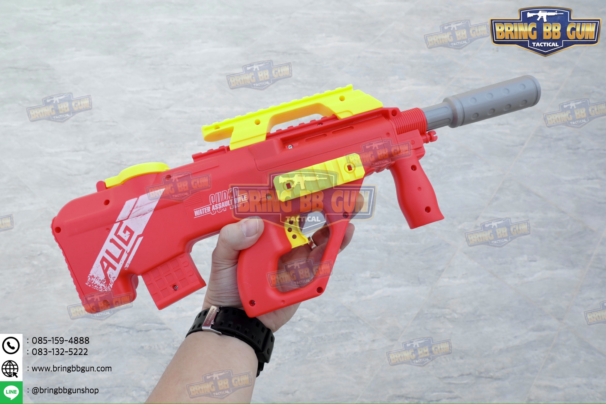 ปืนฉีดน้ำไฟฟ้า รุ่น AUG (ปืนฉีดน้ำของเล่น) (ปืนฉีดน้ำอัตโนมัติ) (ยิงได้ต่อเนื่อง)