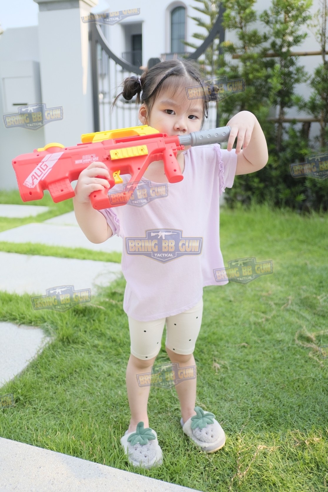 ปืนฉีดน้ำไฟฟ้า รุ่น AUG (ปืนฉีดน้ำของเล่น) (ปืนฉีดน้ำอัตโนมัติ) (ยิงได้ต่อเนื่อง)