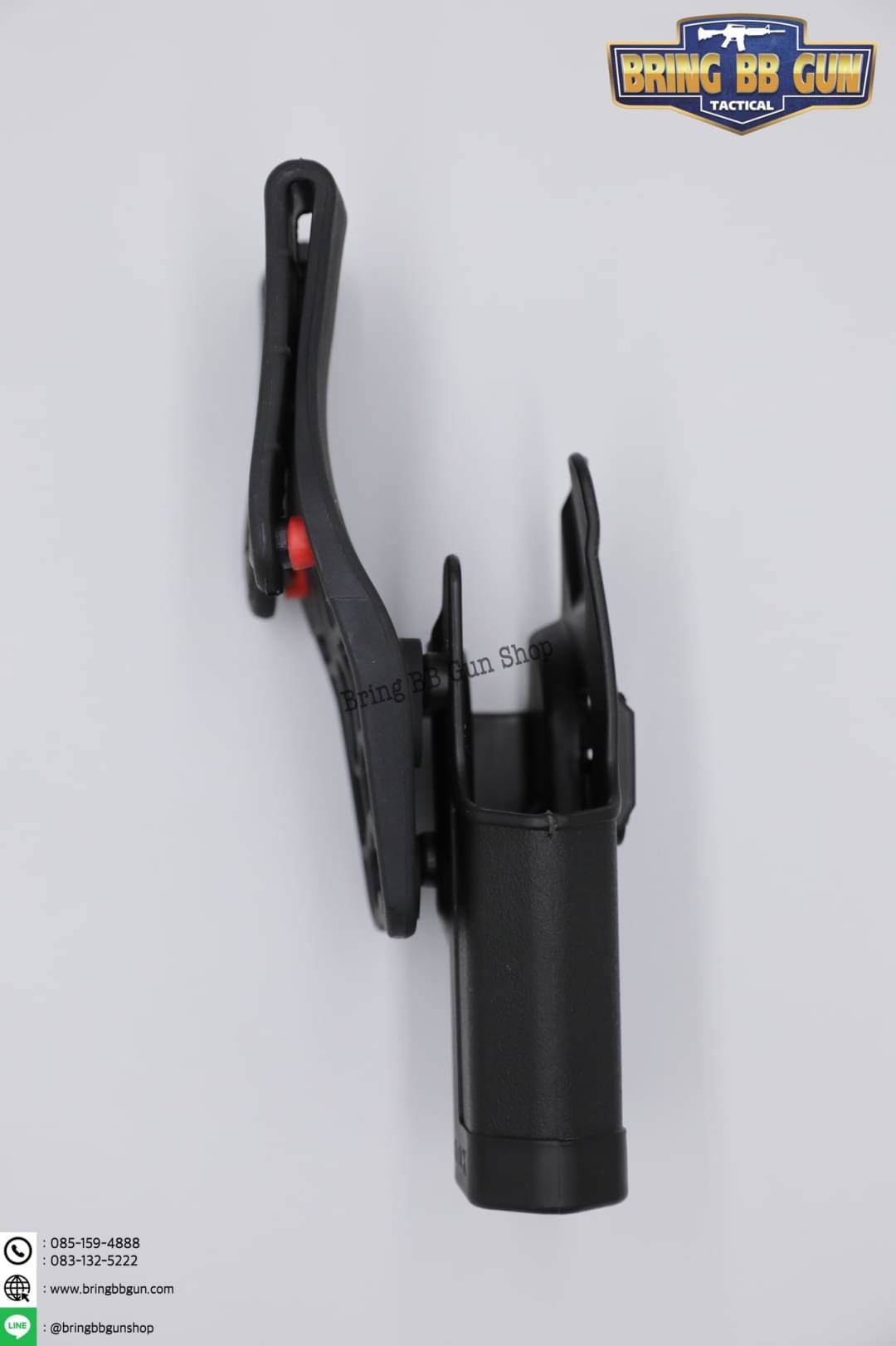 ซองปืนพกนอก + เพลทลดต่ำ ยี่ห้อ Black Hawk