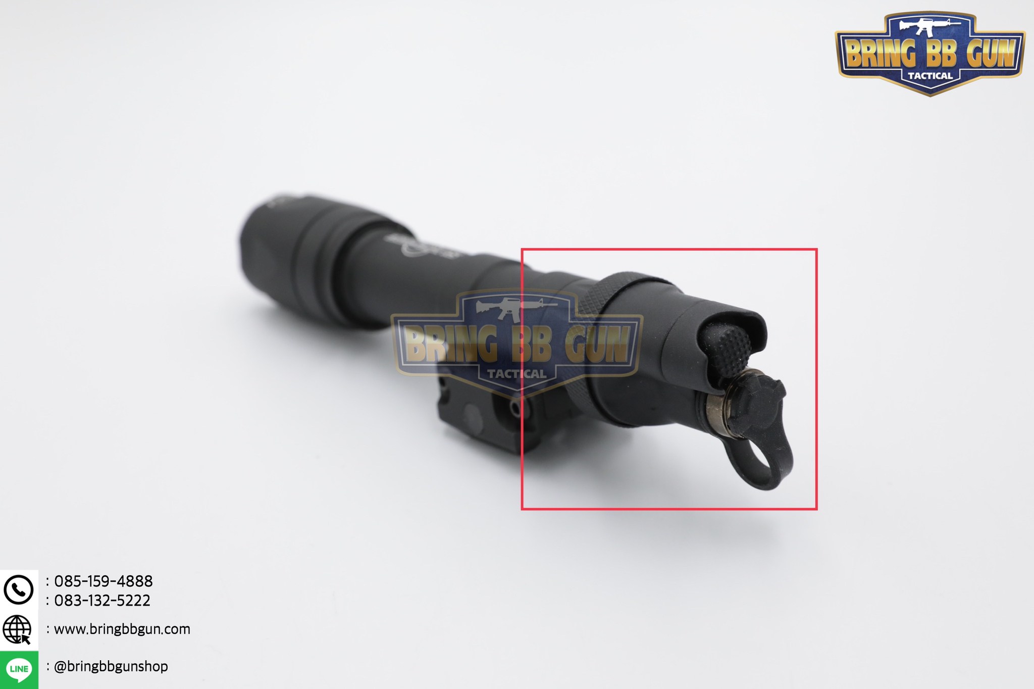 สวิตช์ไฟฉาย สำหรับไฟฉาย M300 / M600 (ตูดไฟฉาย) ยี่ห้อ Surefire (Mount Tail Switch) (DS00 WEAPONLIGHT TAIL SWITCH) (SureFire DS00 Scout Light Tail Switch)