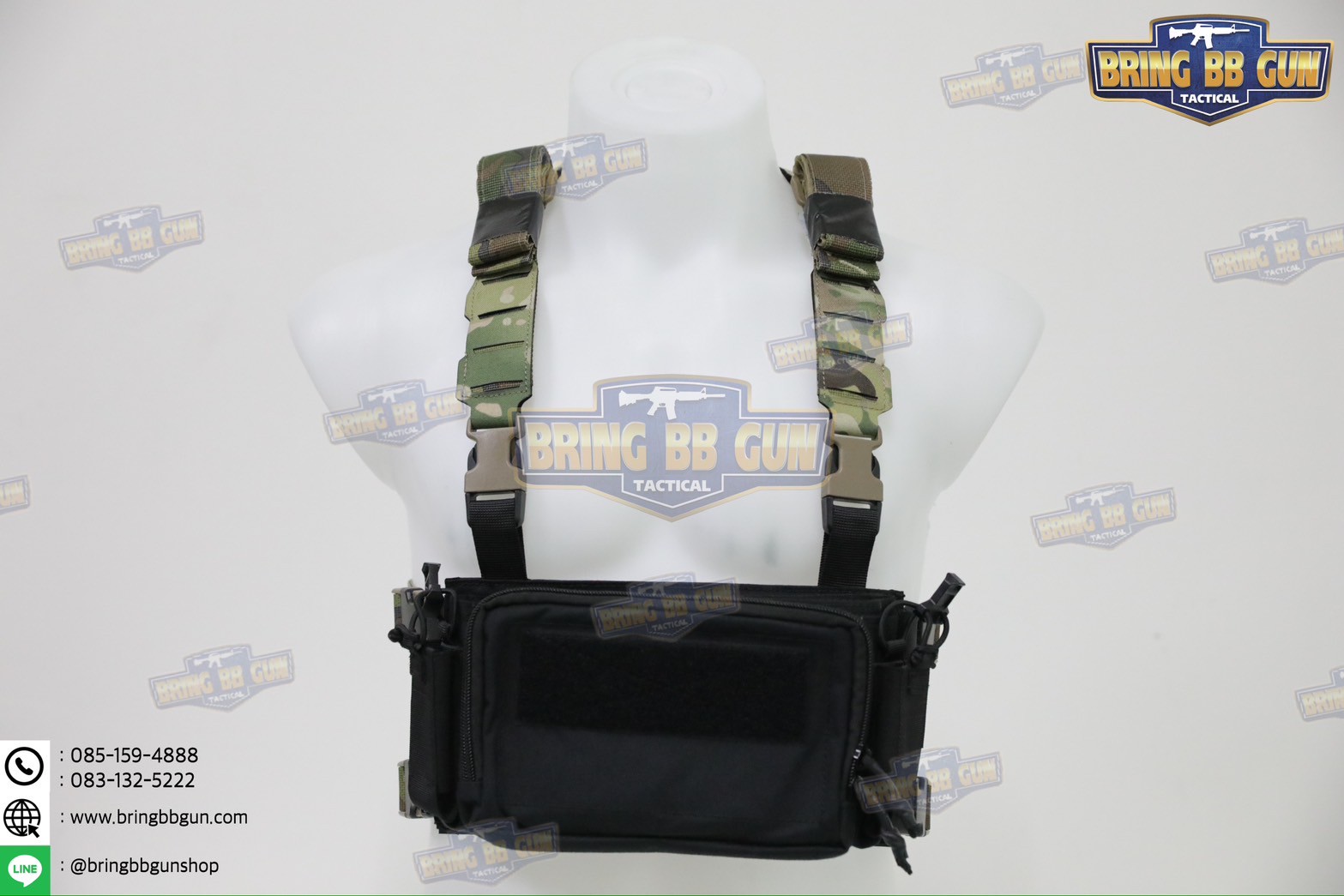 สายโยงบ่า (Chest Rig Harness) (สายโยงบ่าแบบแต่ง)