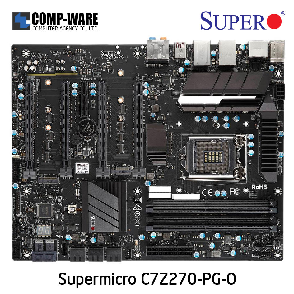 Supermicro C7Z270-PG Intel Z270 Chipset ATX Motherboard LGA1151 SUPERO PROFESSIONAL GAMING