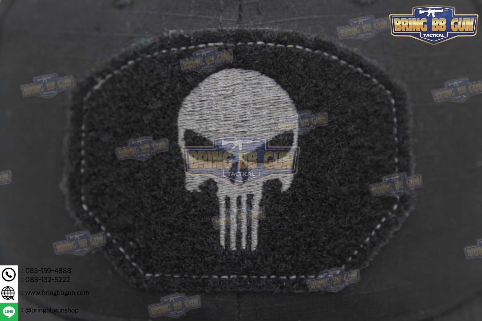 หมวกแก๊ป Punisher (หมวก Cap กะโหลก)