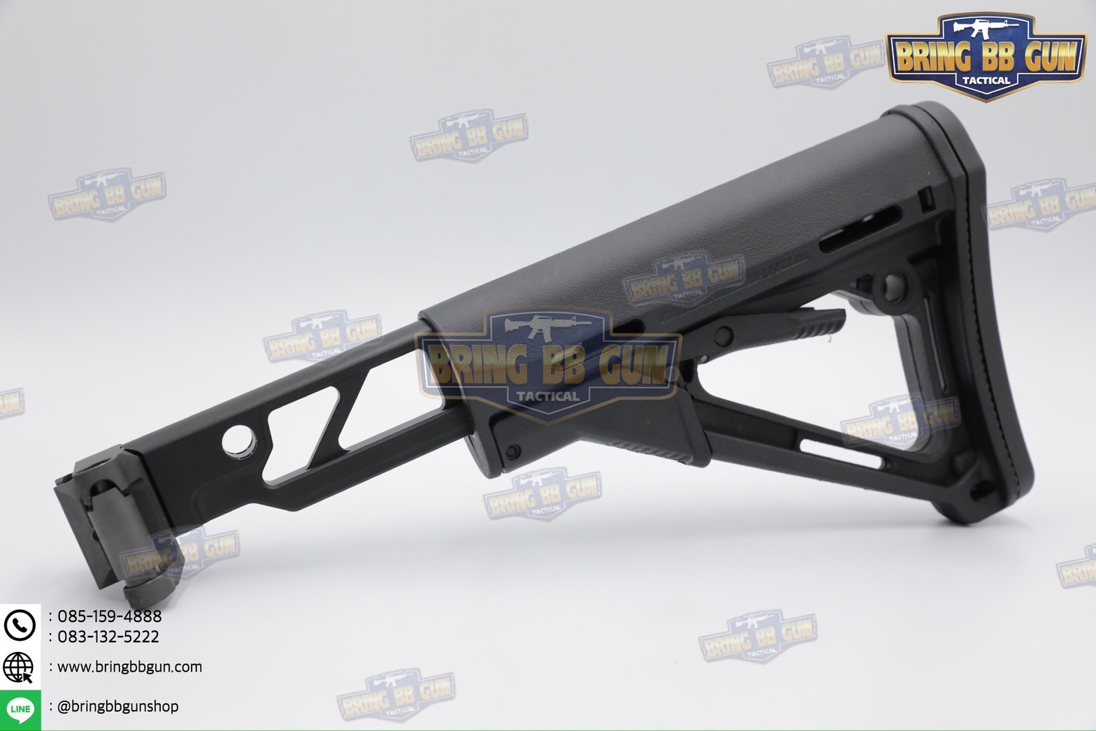 แกนพานท้ายพับได้ทรง JMAC สำหรับ Sig Sauer MPX/MCX รุ่น JMAC ST-6 Skeletonized Tube (Folding Adapter) (1913 Adapter) (JMAC) (MCX) (MPX) (1913)