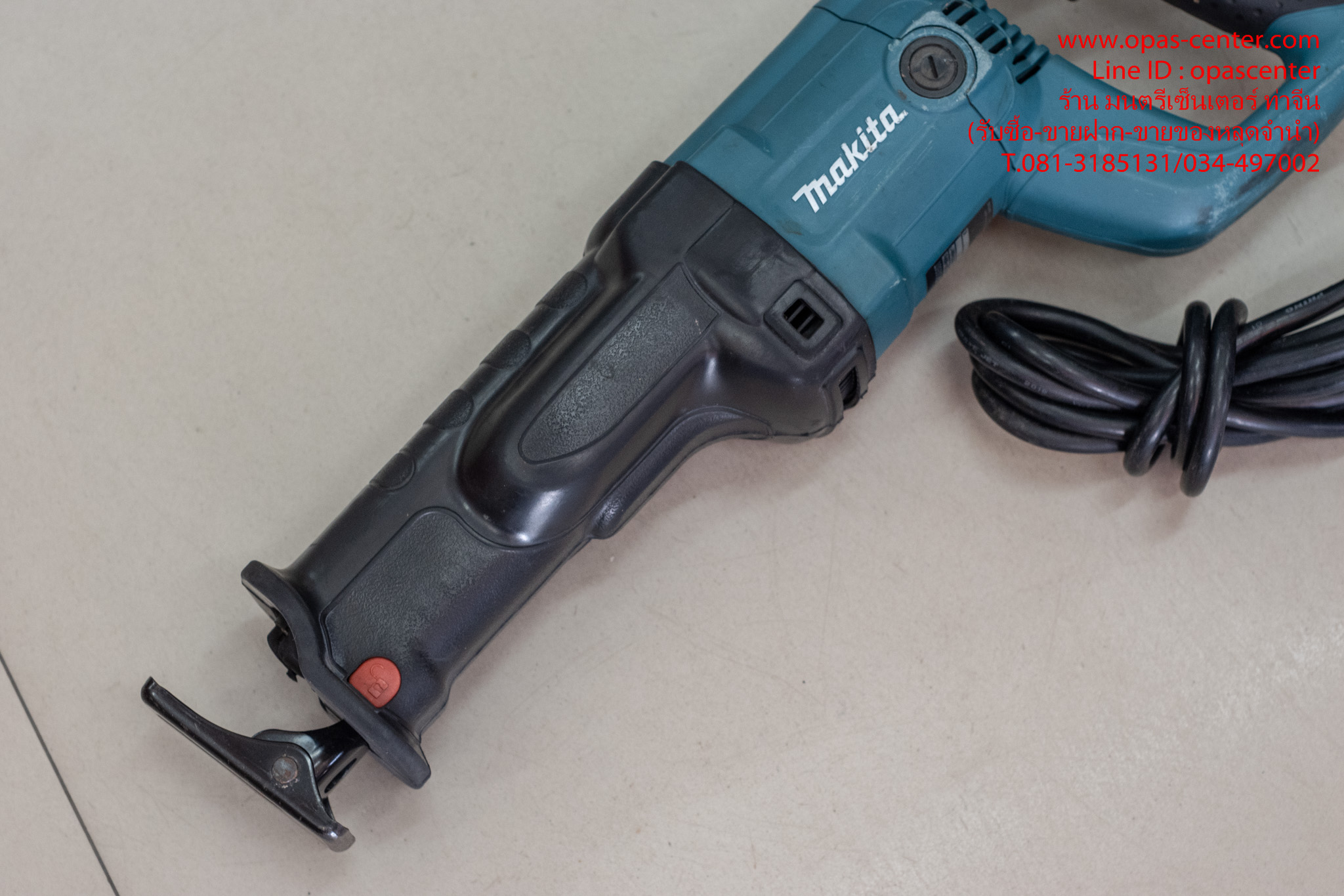 **ขายแล้ว**เครื่องเลื่อยชักไฟฟ้า MAKITA JR3050T ของแท้ มือสอง สภาพใหม่ มีกล่อง