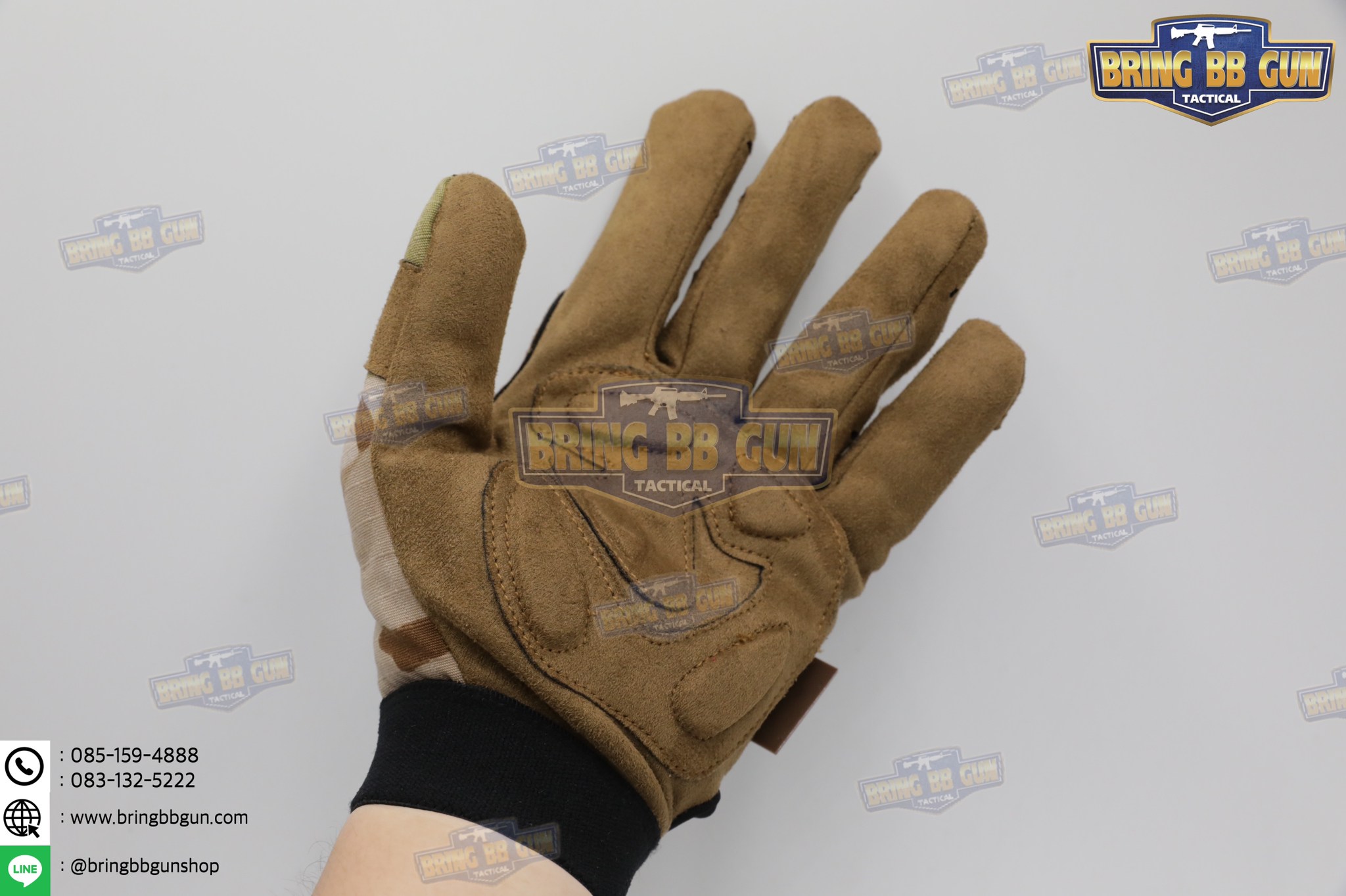 ถุงมือเต็มนิ้ว ยี่ห้อ Emerson รุ่น Tactical Lightweight Camouflage Gloves (Tactical Gloves)