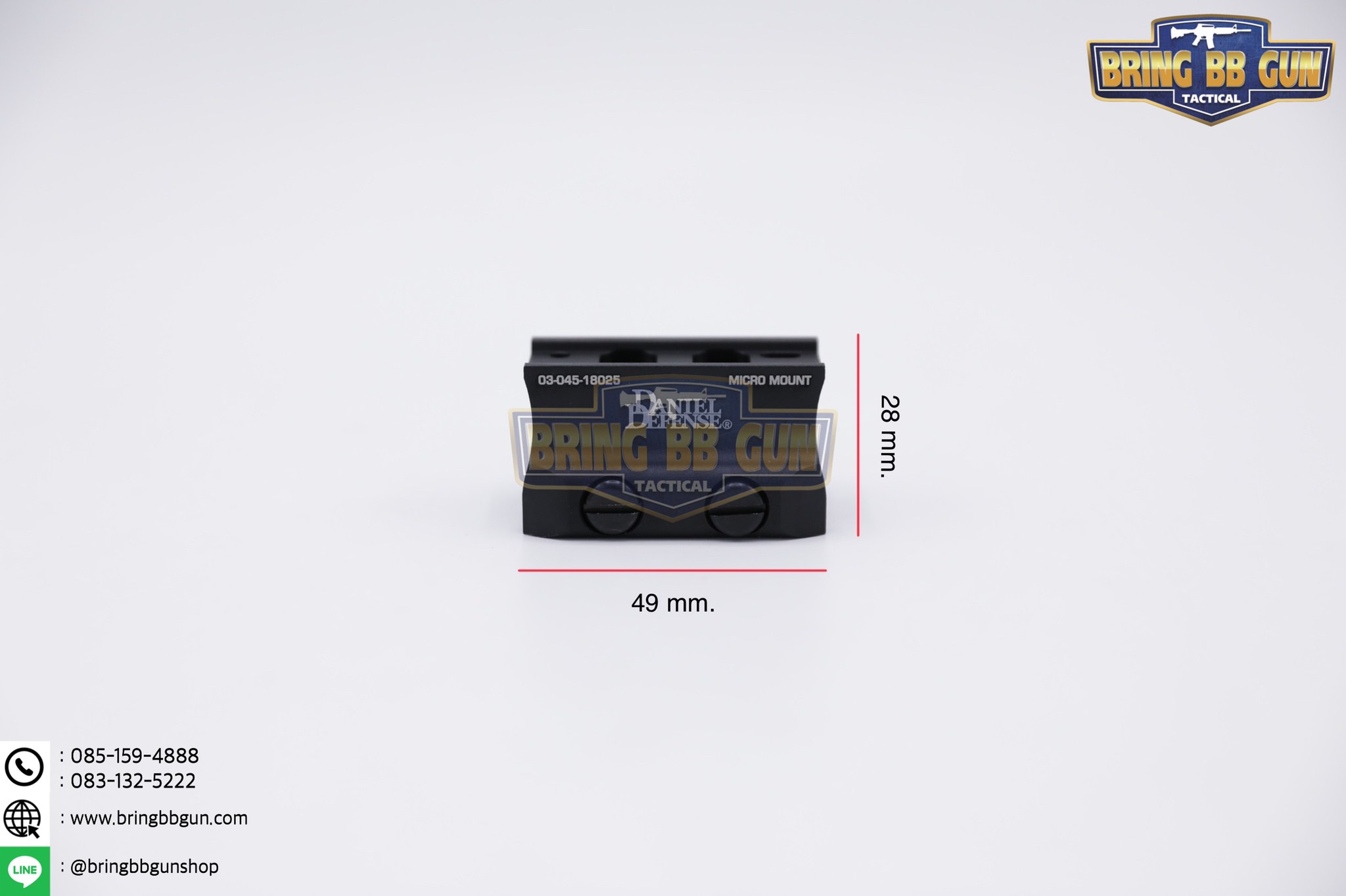 ขาจับดอท T1/T2 Daniel Defense Micro Mount