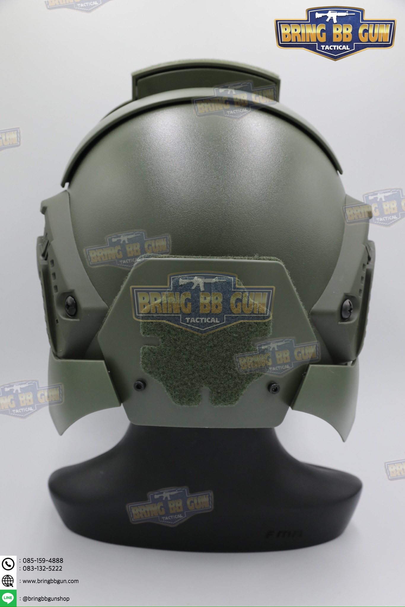 หน้ากากเต็มใบ Medieval Iron Warrior (หน้ากาก+หมวกฟาส)