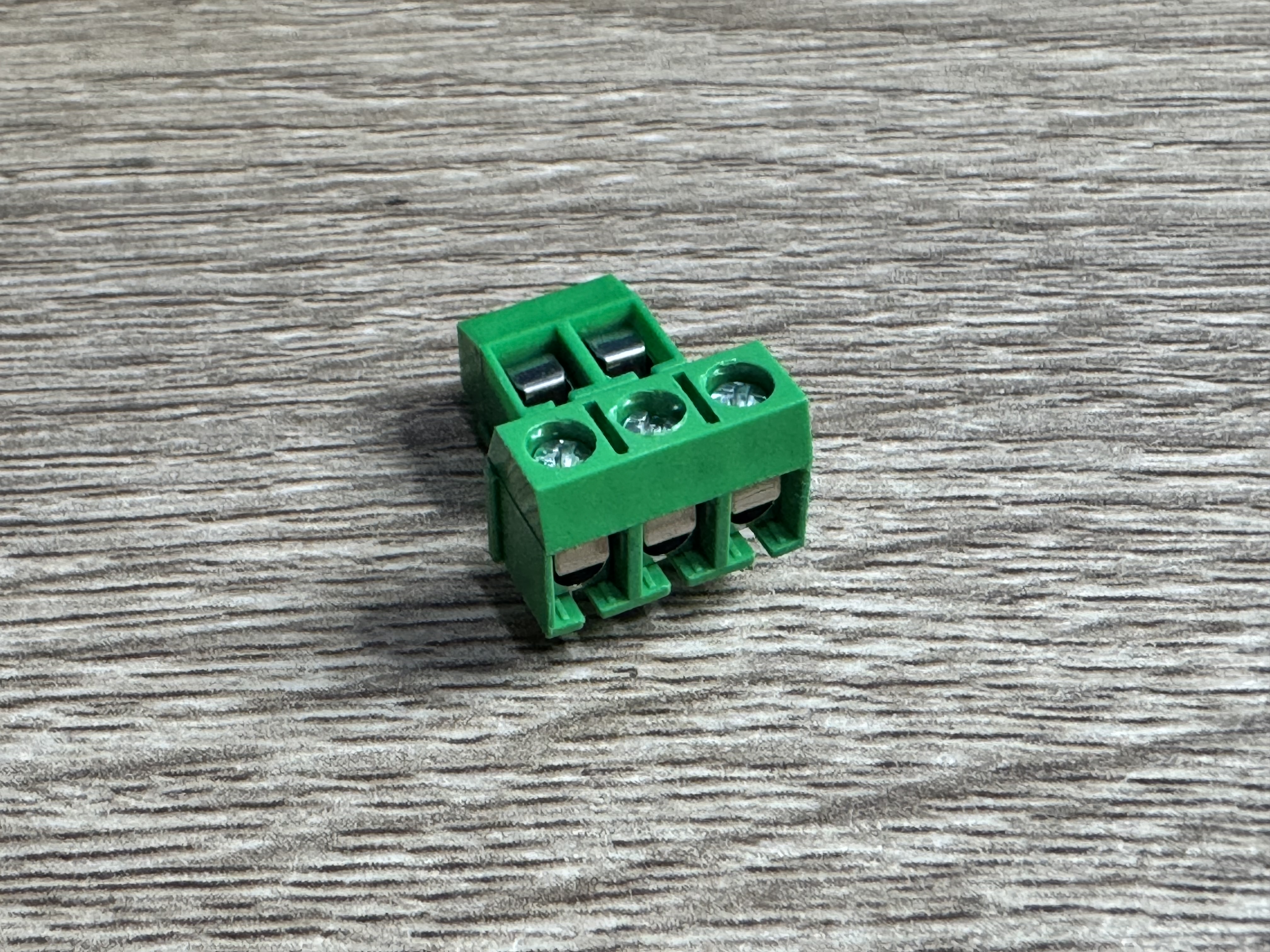 KF301-3P 301-3P 3 Pin Plug-in Screw Terminal Block Connector 5.08mm Pitch
