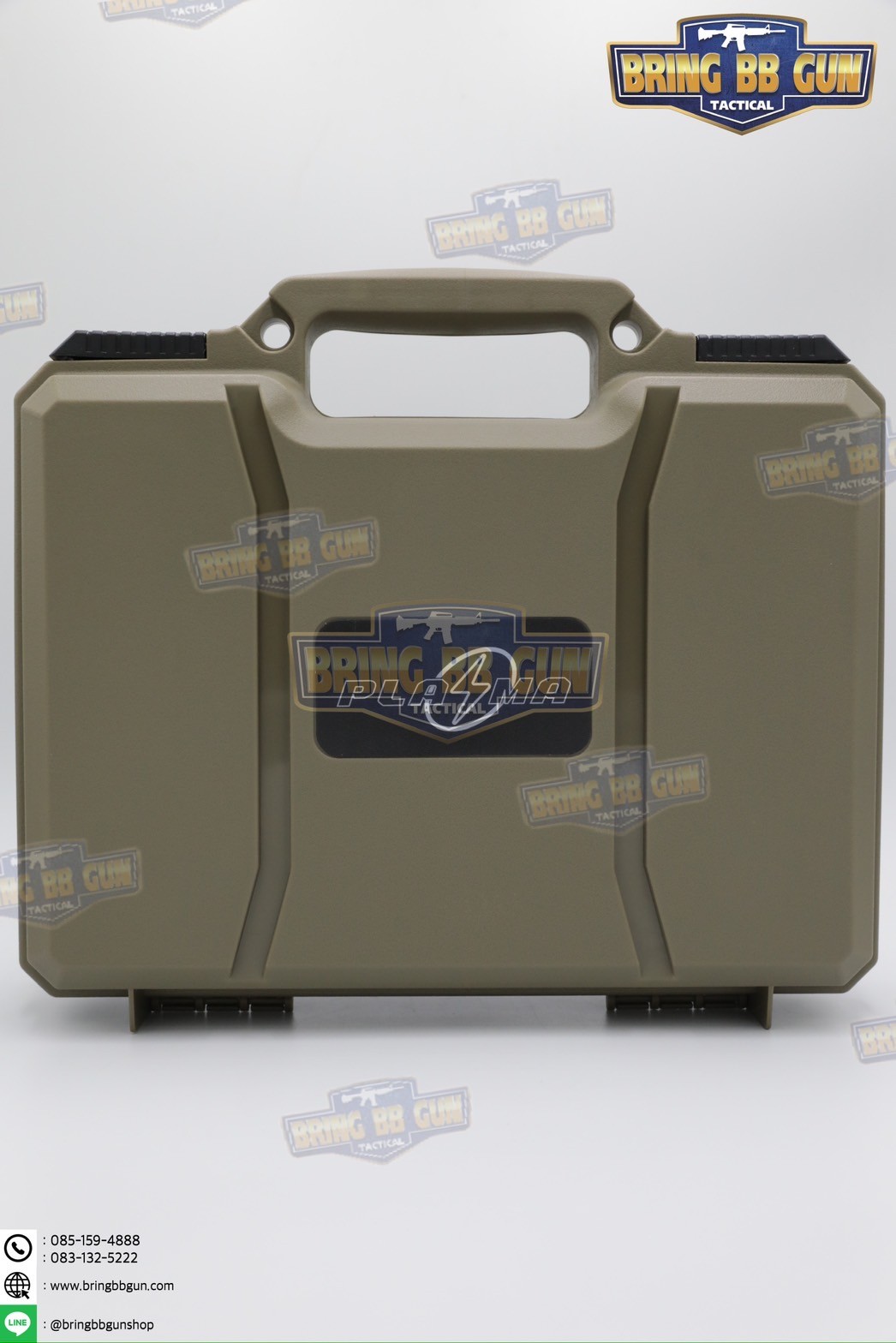 กล่องปืนสั้น Plasma Case รุ่น Light Weight (กล่องปืนสั้น B12) (กล่องกันกระแทก) (เคสกันกระแทก) (เคสปืนสั้น) (Lockable Pistol Case) (Light Weight Case)