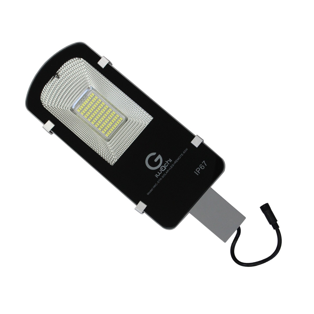 IWC-STR-SOLAR+LEG+REMOTE-60W-WH โคมไฟถนน โซล่าเซลล์ พร้อมรีโมท