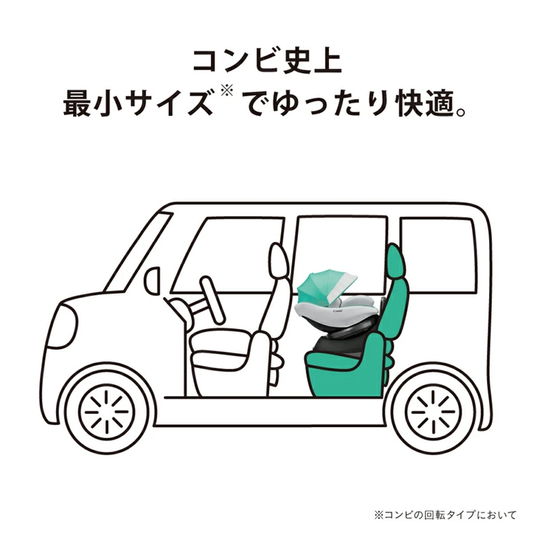 [สินค้าฝากขาย] คาร์ซีทมือสอง Combi Culmove Smart ISOFIX Egg Shock JL-590 Dark Grey