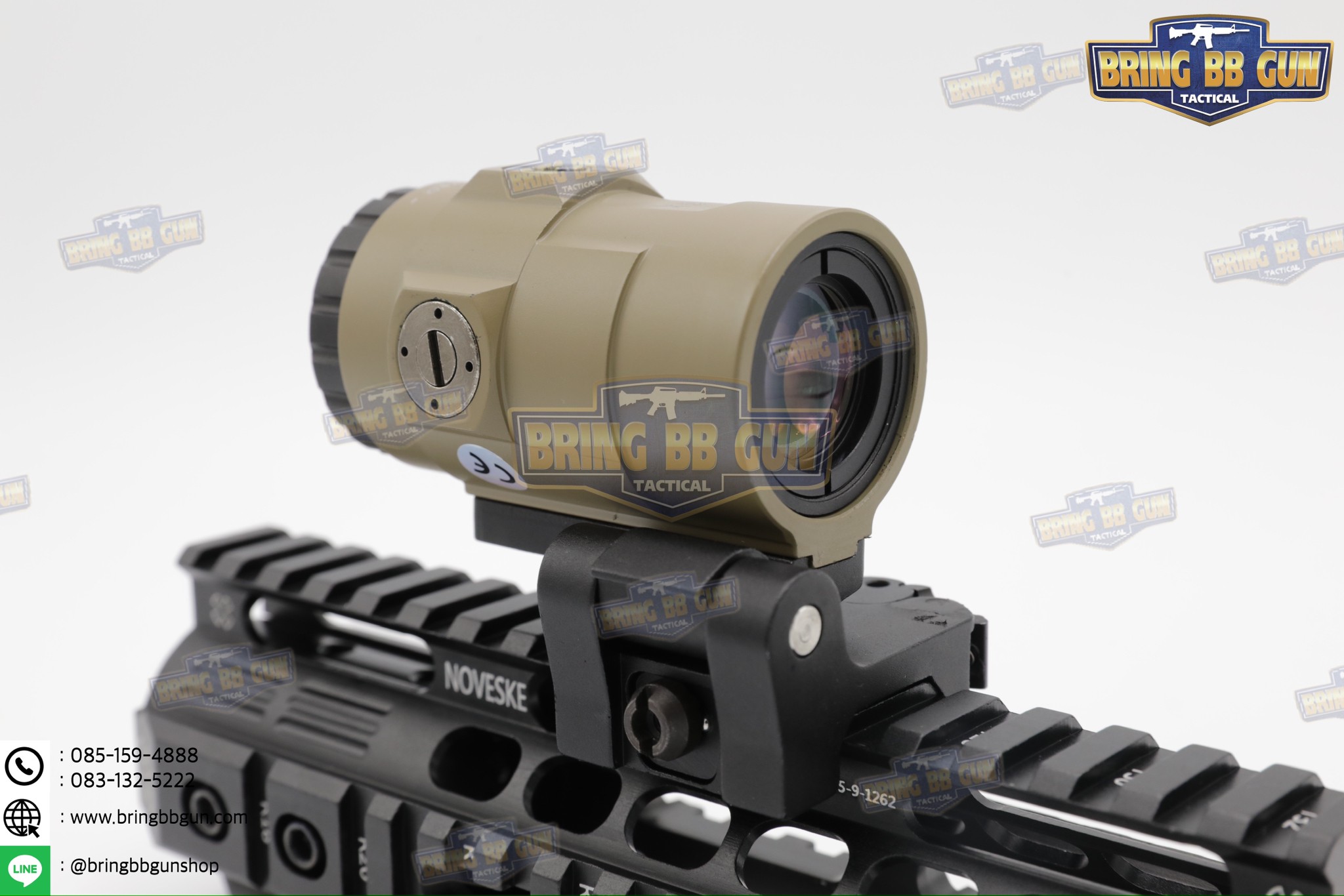 ซูมหลังดอท ทรง Trijicon (Trijicon 3x Magnifier for MRO HD)