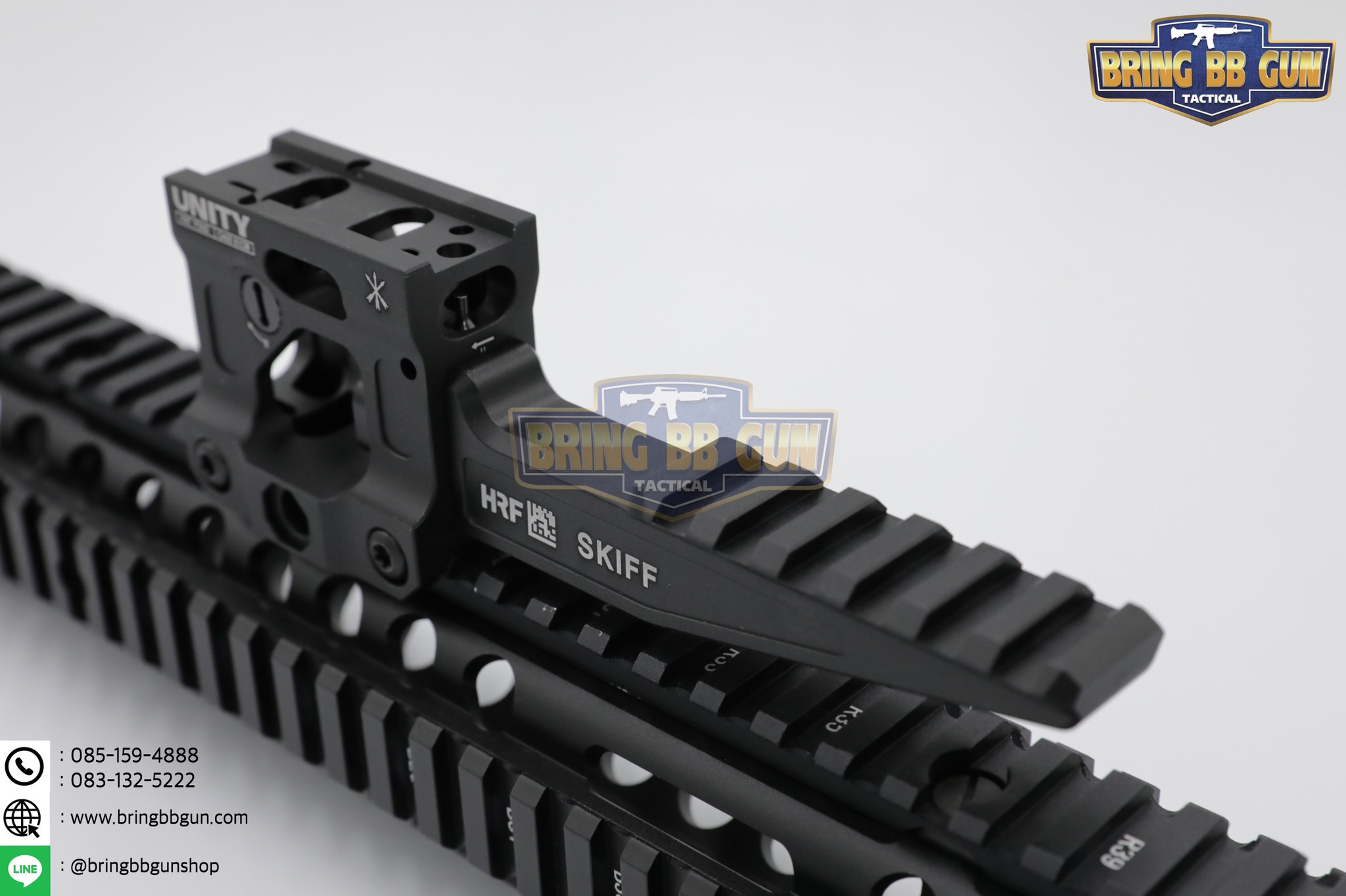รางเสริม ยี่ห้อ HRF รุ่น Skiff ขาจับดอท Unity Fast (ขาUnity T1/T2) (SKIFF) (HRF SKIFF UNITY)