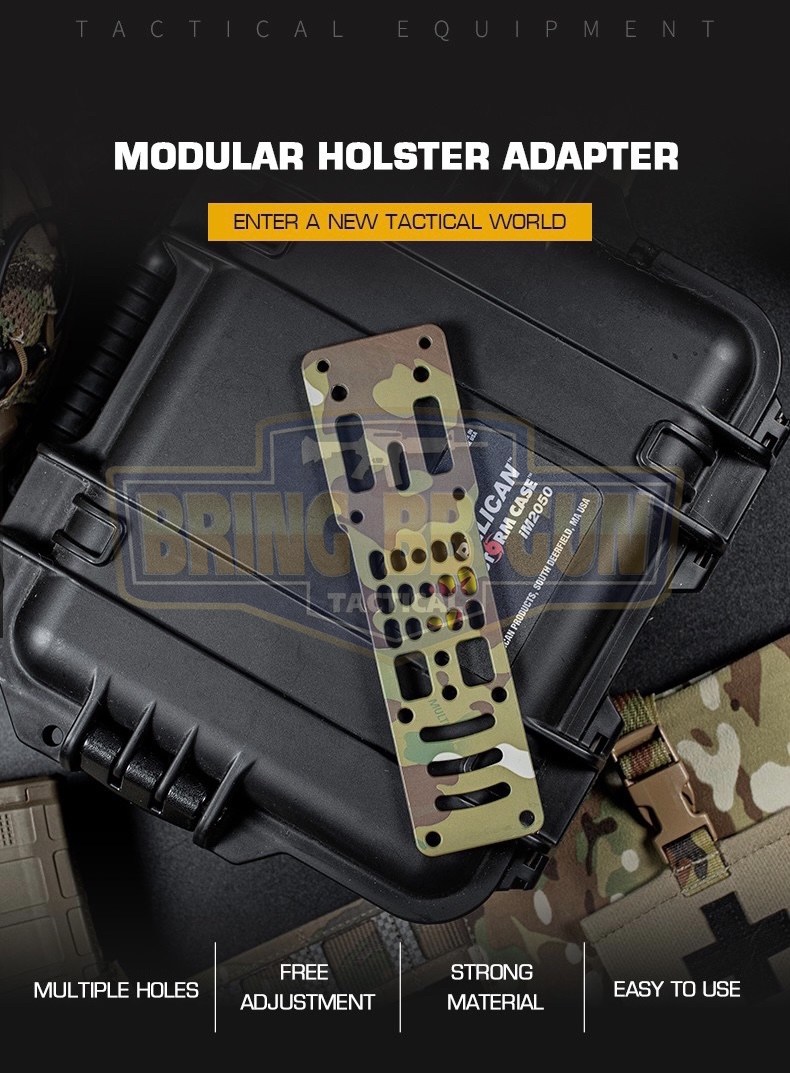 เพลทโหลดต่ำ CNC (เพลทลดต่ำ CNC) (เพลท CNC) (Modular Holster Adapter) (MHA)