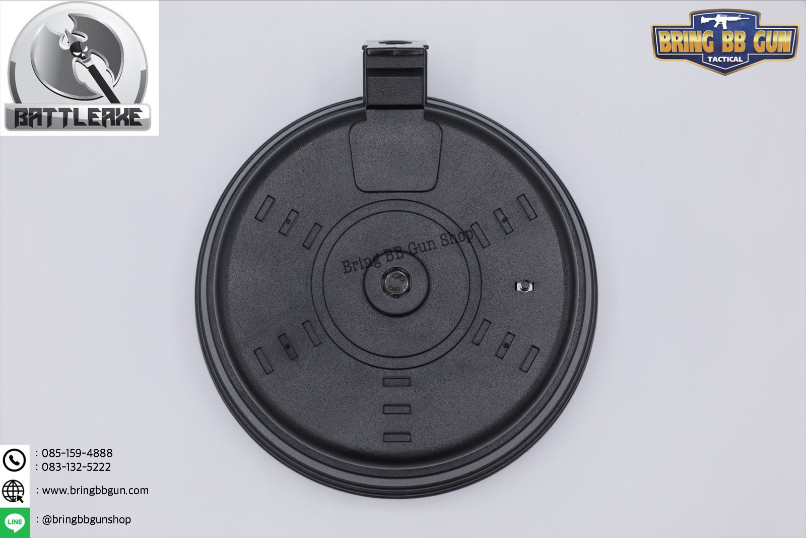 แม็กกาซีน AK47 แบบไฟฟ้า ทรง เต้า(เดี่ยว) (AK47 Drum Electirc Magazine)