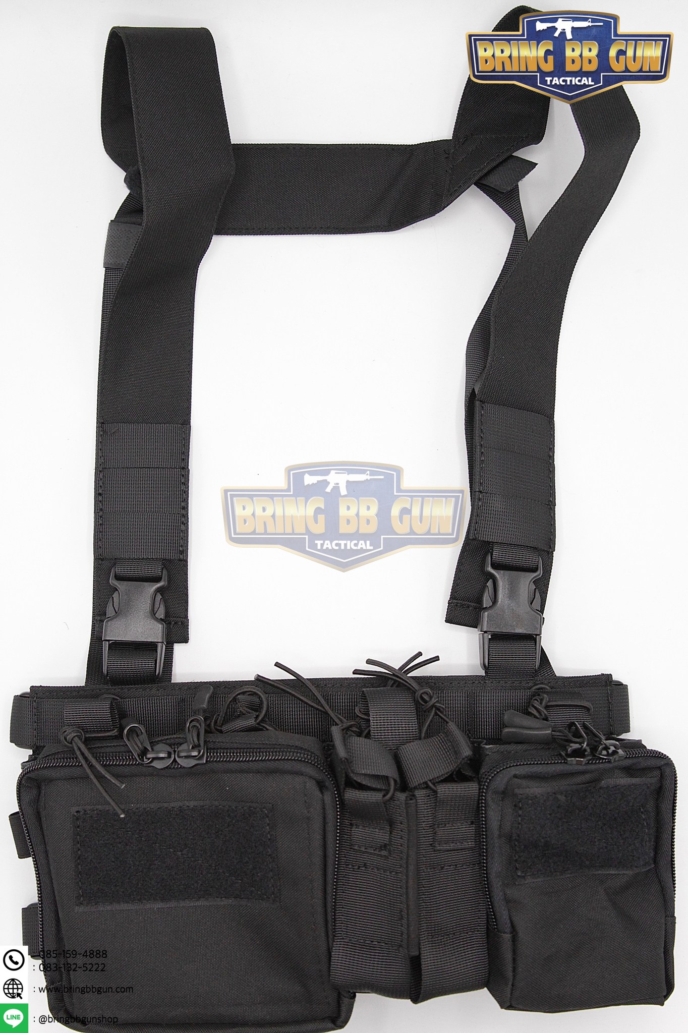 เอี่ยม M4 Chest Rig สายโยงบ่า