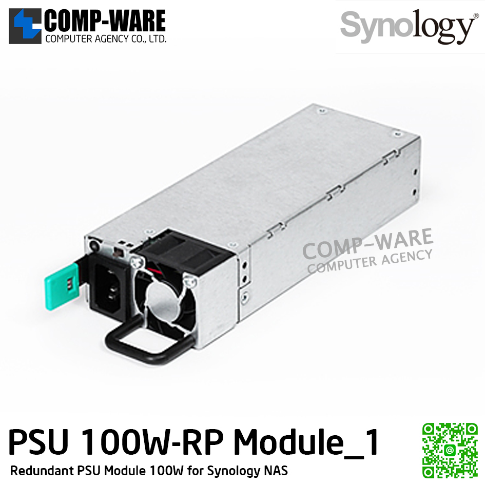 SPARE PART - Synology PSU 100W-RP Module_1 for RS818RP+ // รับประกัน 1 ปี (สินค้า By order)