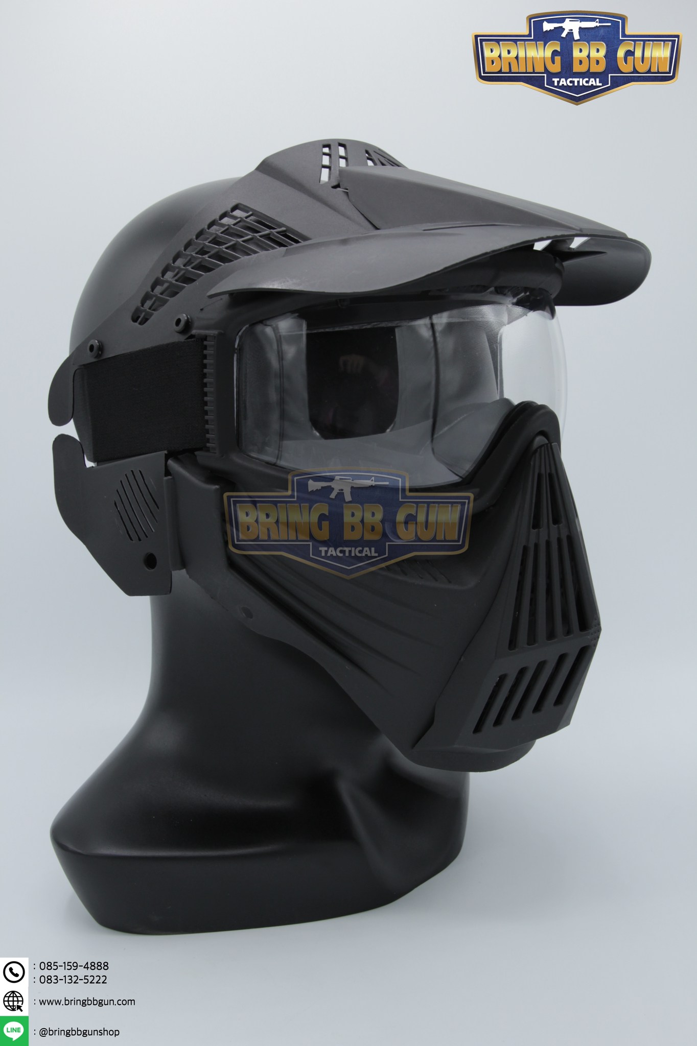 หน้ากากชาวนา รุ่นเลนส์กระจก (หน้ากาก Troy)