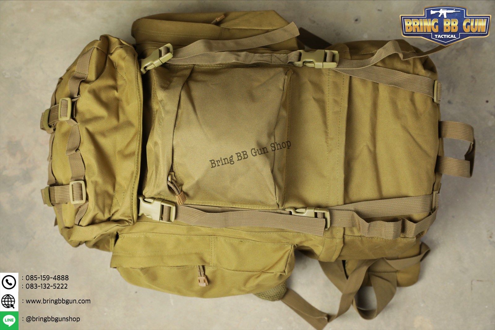 กระเป๋าเป้ รุ่นโครงเหล็ก